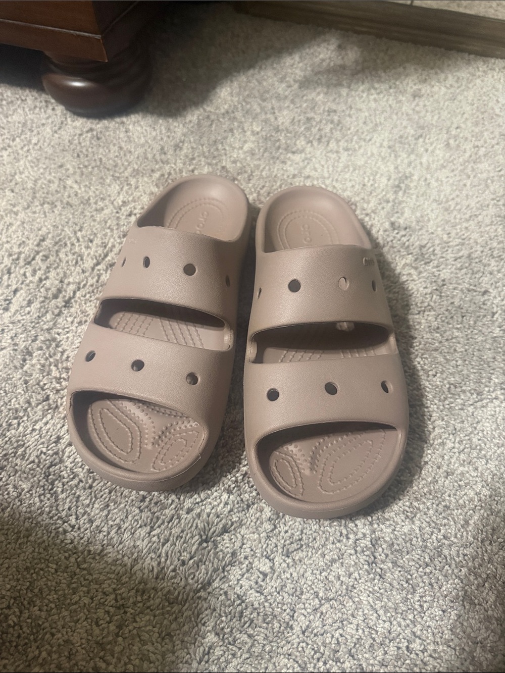 Tan Croc Sandals